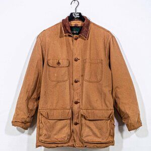J Crew Oarsman Chore Jacket Coat Distressed Small VTG 90s Retro Streetwear